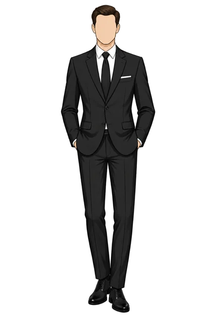 Ejemplo de traje de vestir